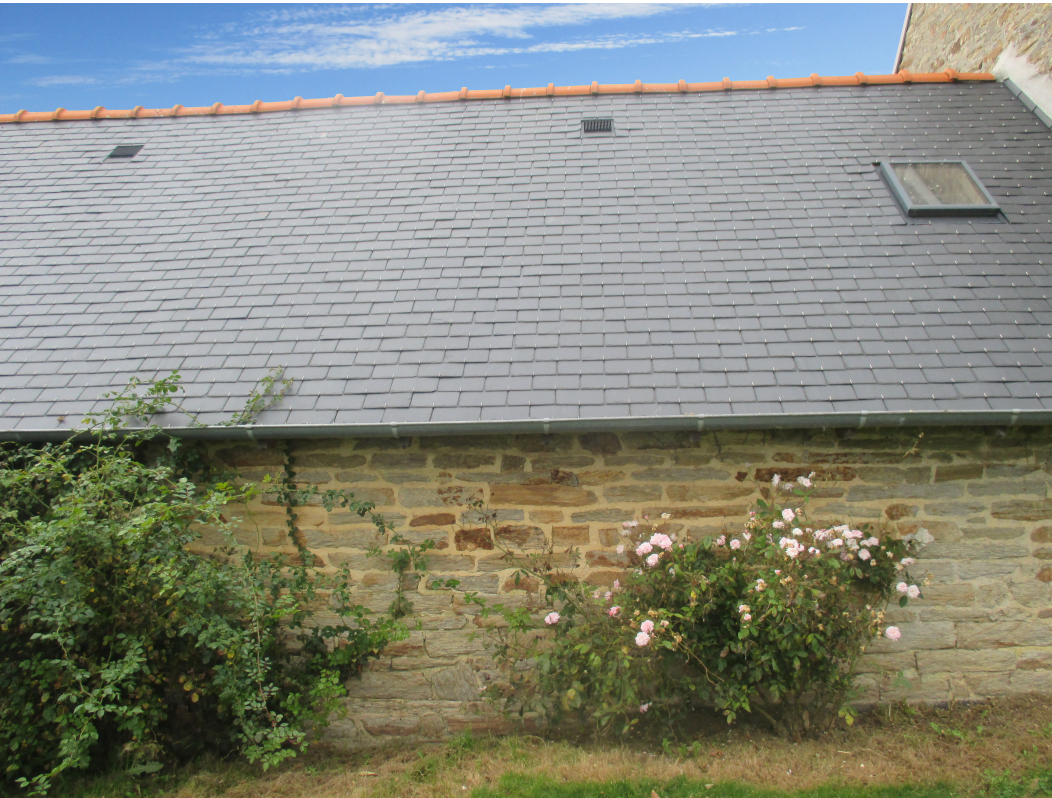 Changement complet toiture ardoise naturelle