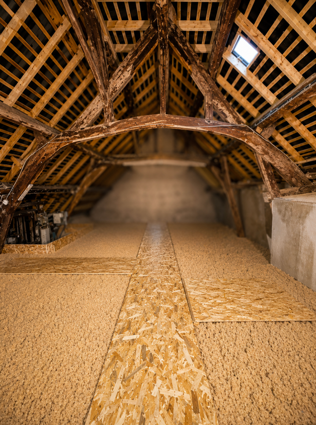 Mise en œuvre d'une isolation en fibre de bois